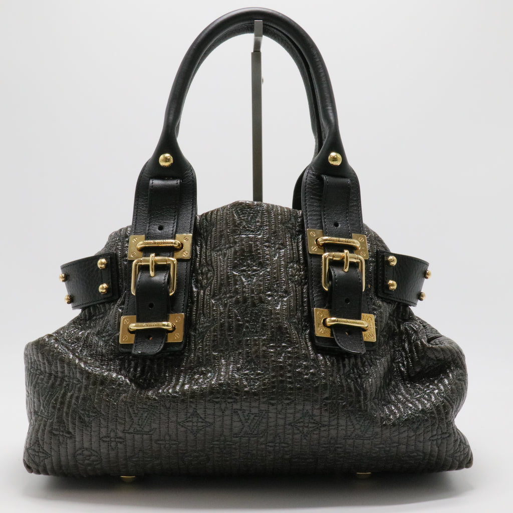 Black Monogram Motard Biker Bag