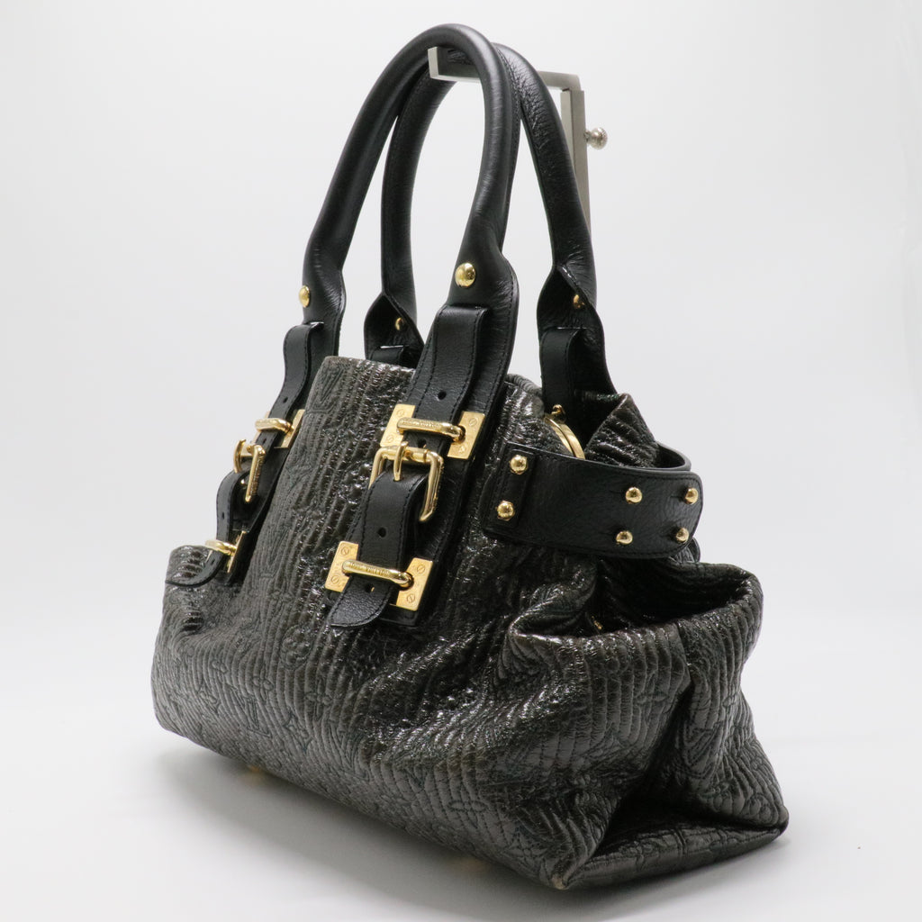 Black Monogram Motard Biker Bag