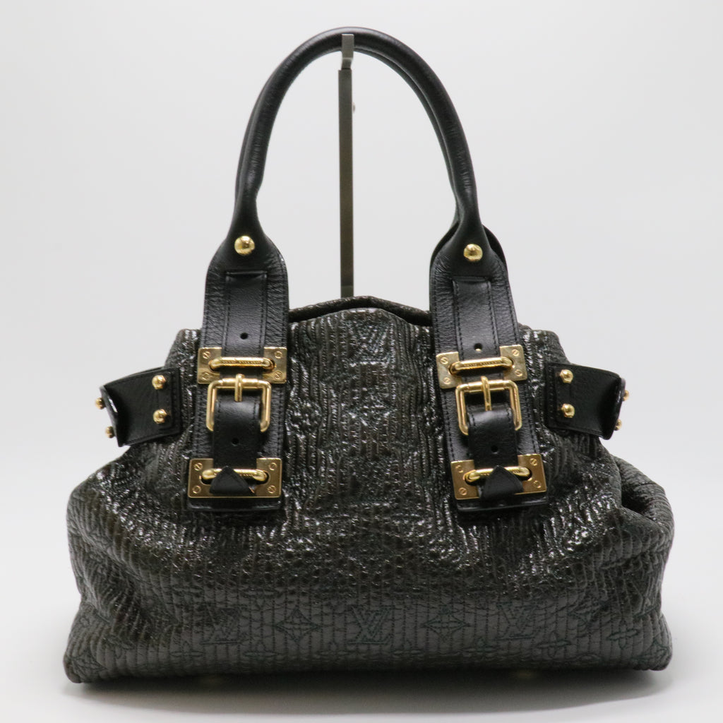 Black Monogram Motard Biker Bag