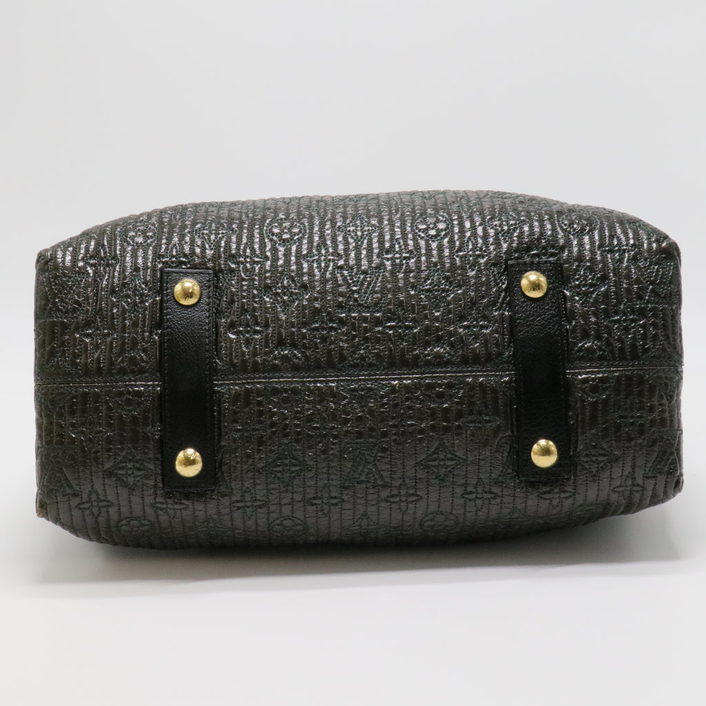 Black Monogram Motard Biker Bag