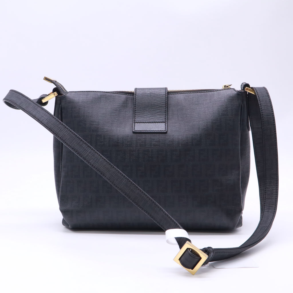 Fendi Zucchino Mamma Forever Flap Shoulder Bag B23537