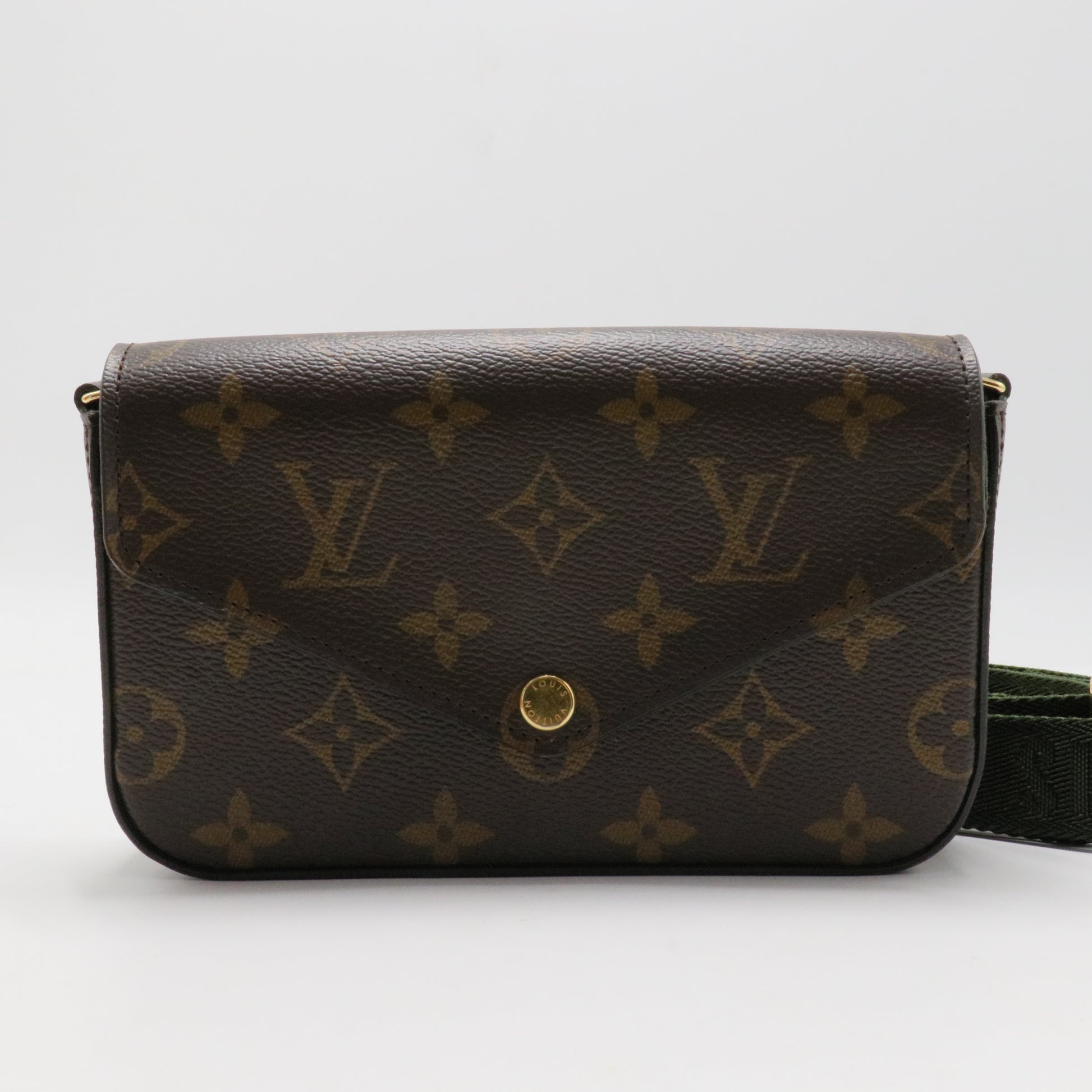 Louis Vuitton Felicie Strap & Go Handbag Monogram Canvas