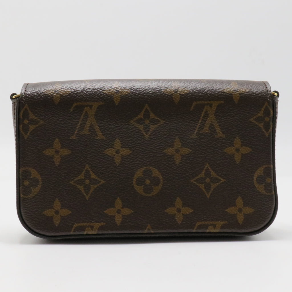 Louis Vuitton Felicie Strap & Go Handbag Monogram Canvas