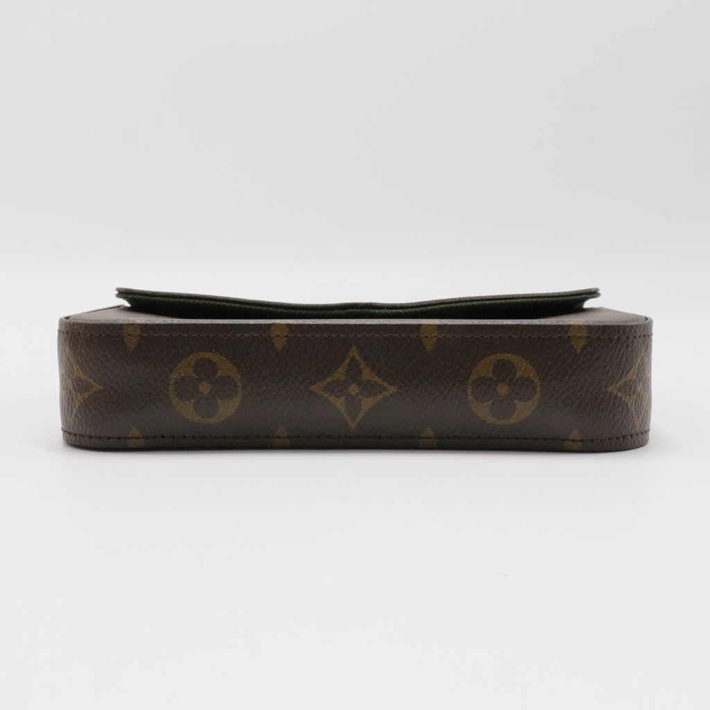 Louis Vuitton Felicie Strap & Go Handbag Monogram Canvas