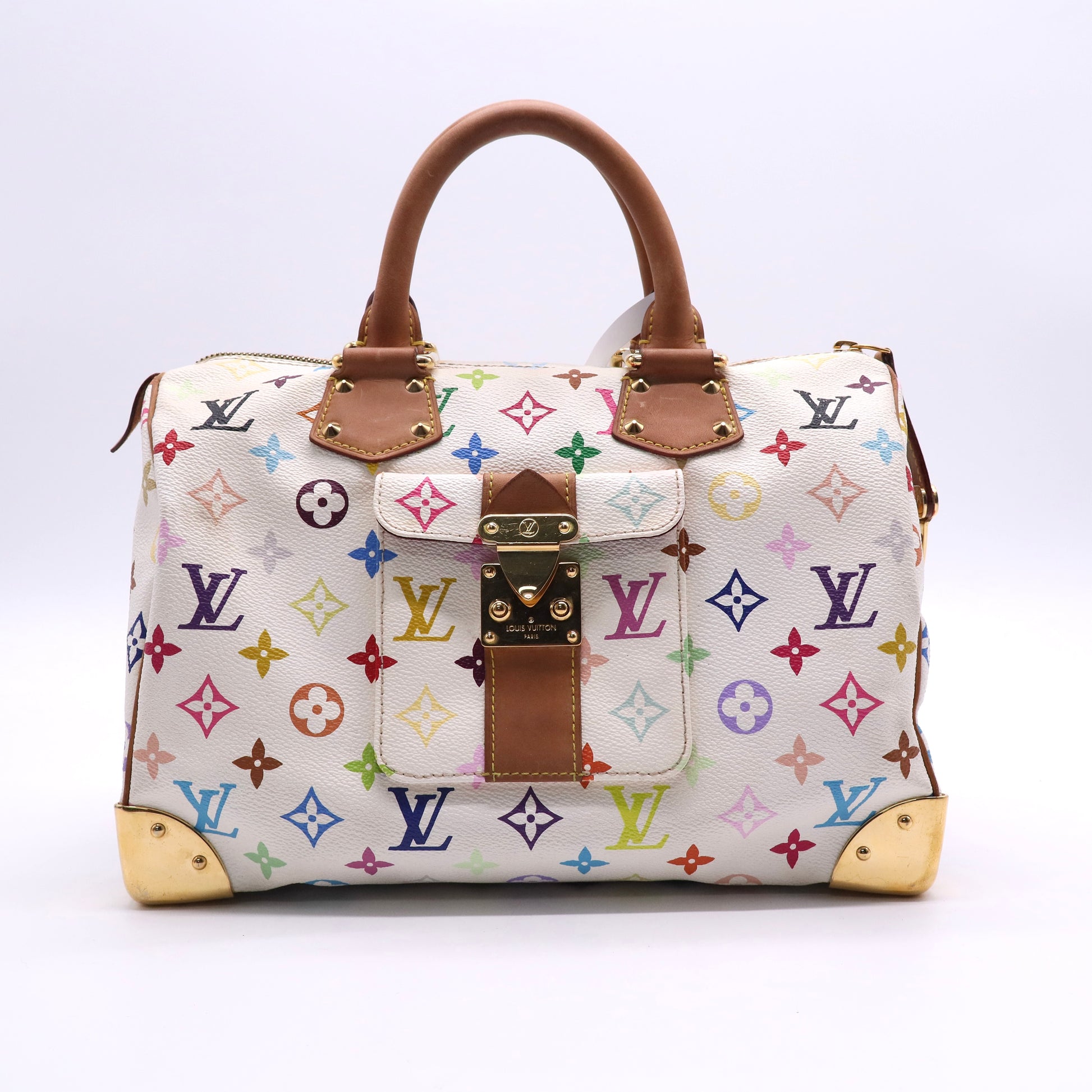 Louis Vuitton Multicolore Monogram Speedy 30 B20036 twins