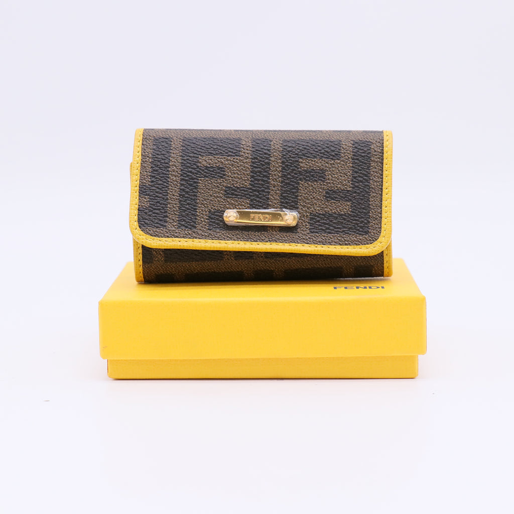 Fendi FF Zucca Canvas 6-Key Case W22393