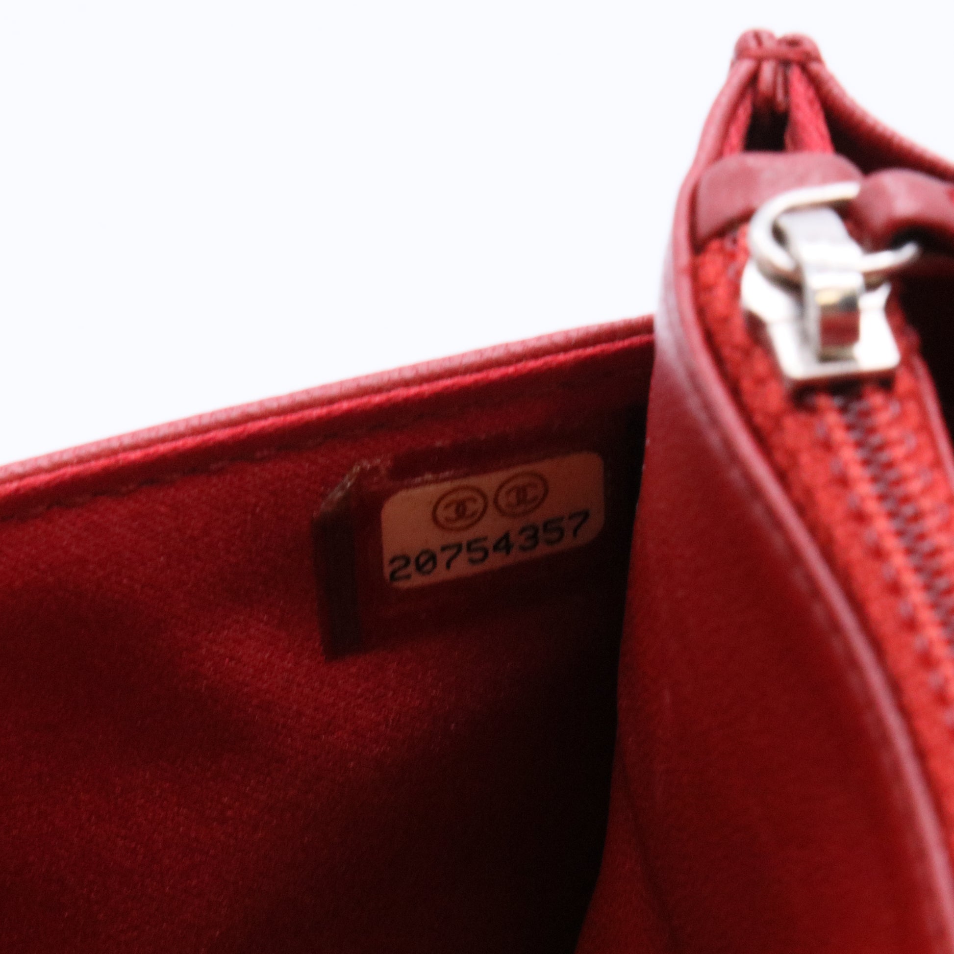 Chanel Wallet on Chain Camellia Lambskin Red Twins