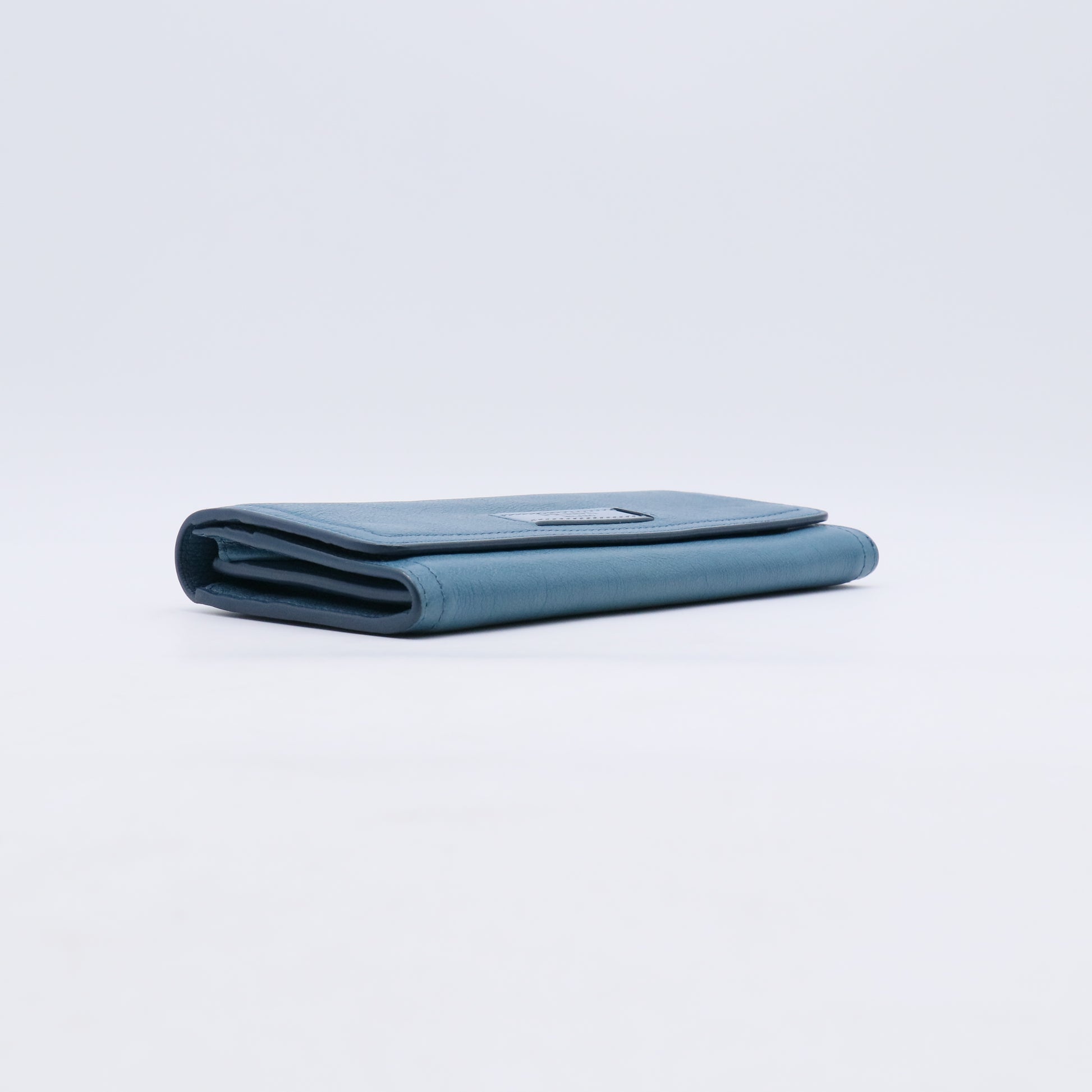 Prada Etiquette Glace Calf Leather Continental Wallet W21091