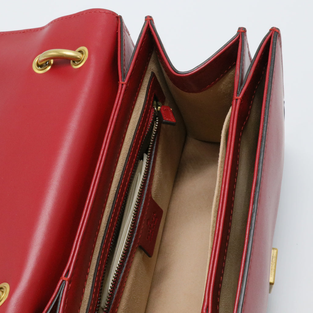Multicolor Leather Small Queen Margaret Top Handle Bag