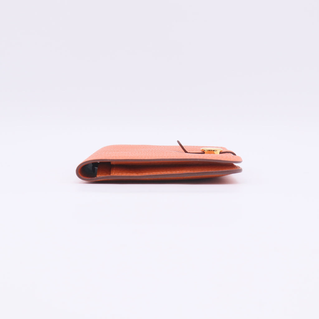 Pochette de taille Hermes Dogon Cuir Orange W22853