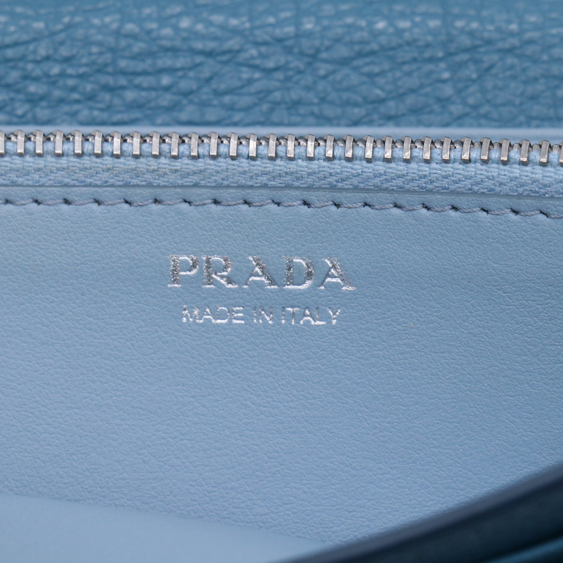 Prada Etiquette Glace Calf Leather Continental Wallet W21091