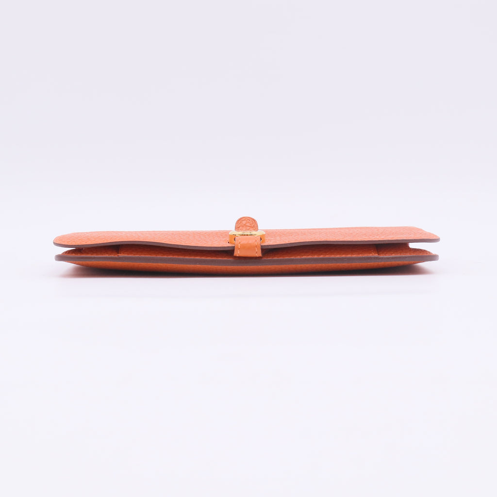Pochette de taille Hermes Dogon Cuir Orange W22853
