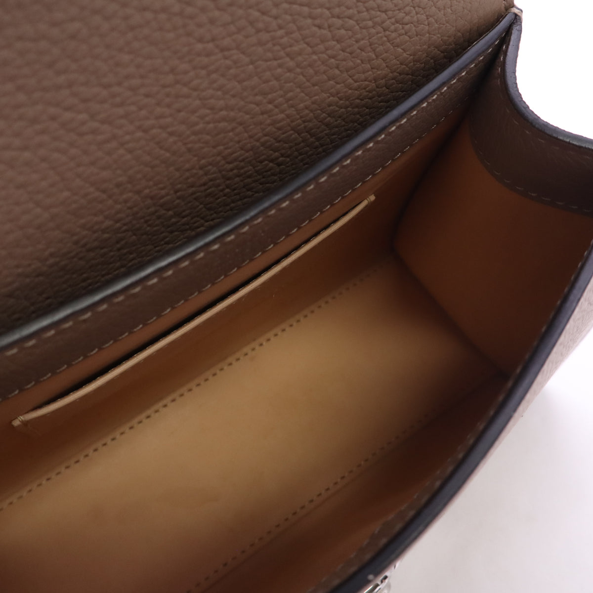 Moynat Rejane Bb Grained Calfskin Grey Twins B24639