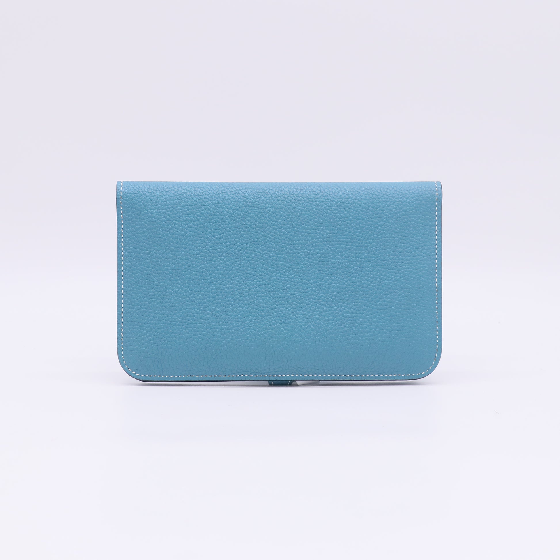 Togo Dogon Duo Wallet Blue Jean W22850