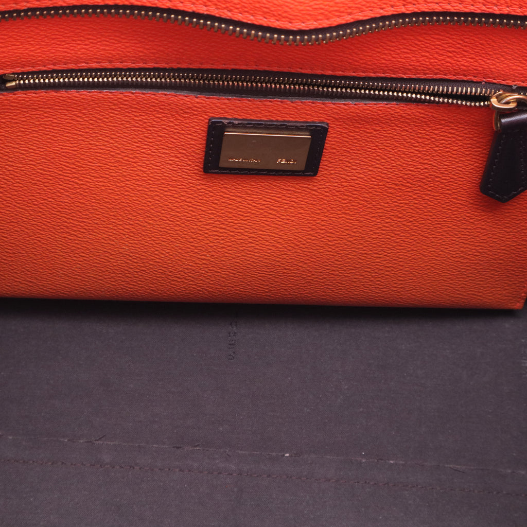 Roll Tote Ombre Zucca Coated Canvas Large