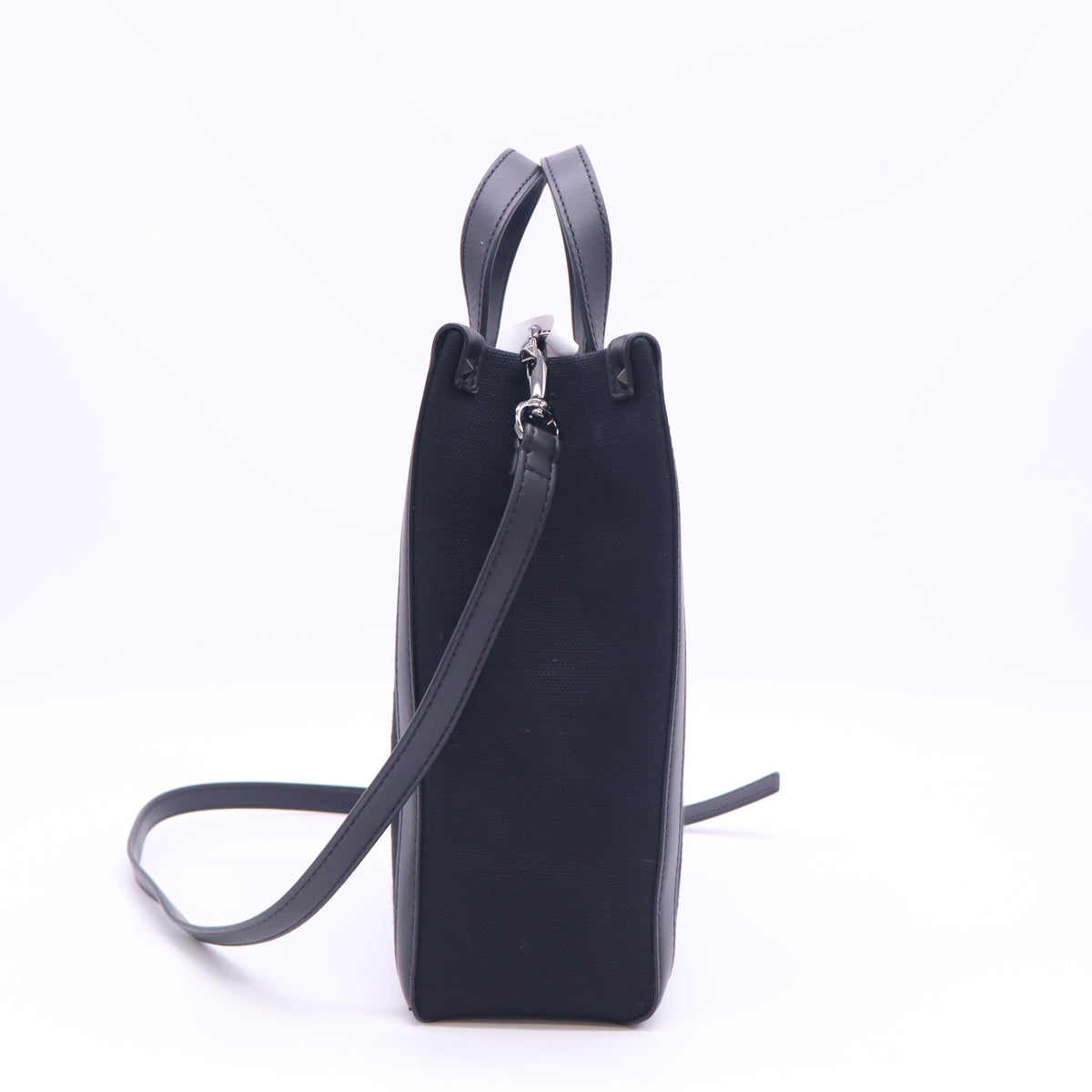 Valentino Garavani Rockstud Canvas Shopper Bag Twins  B24733