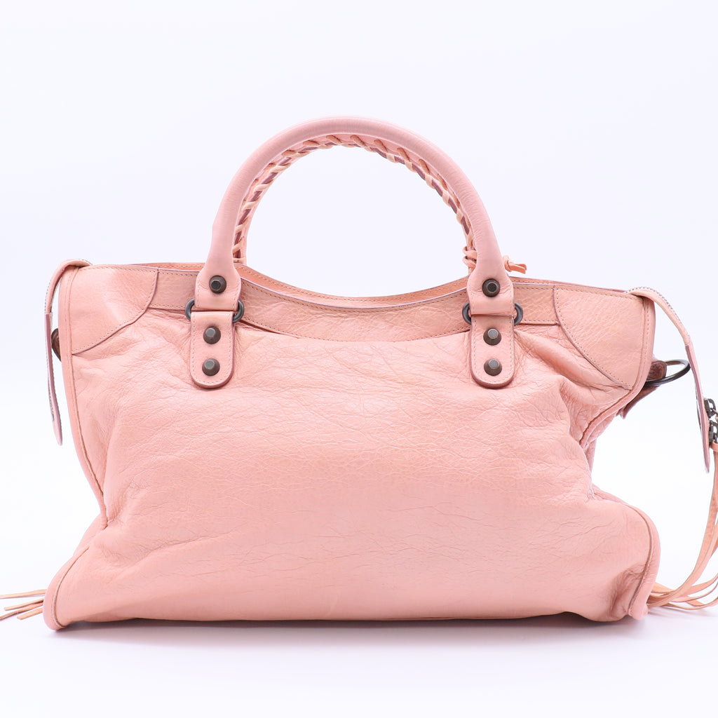 Balenciaga Handbag Pink Leather  Twins