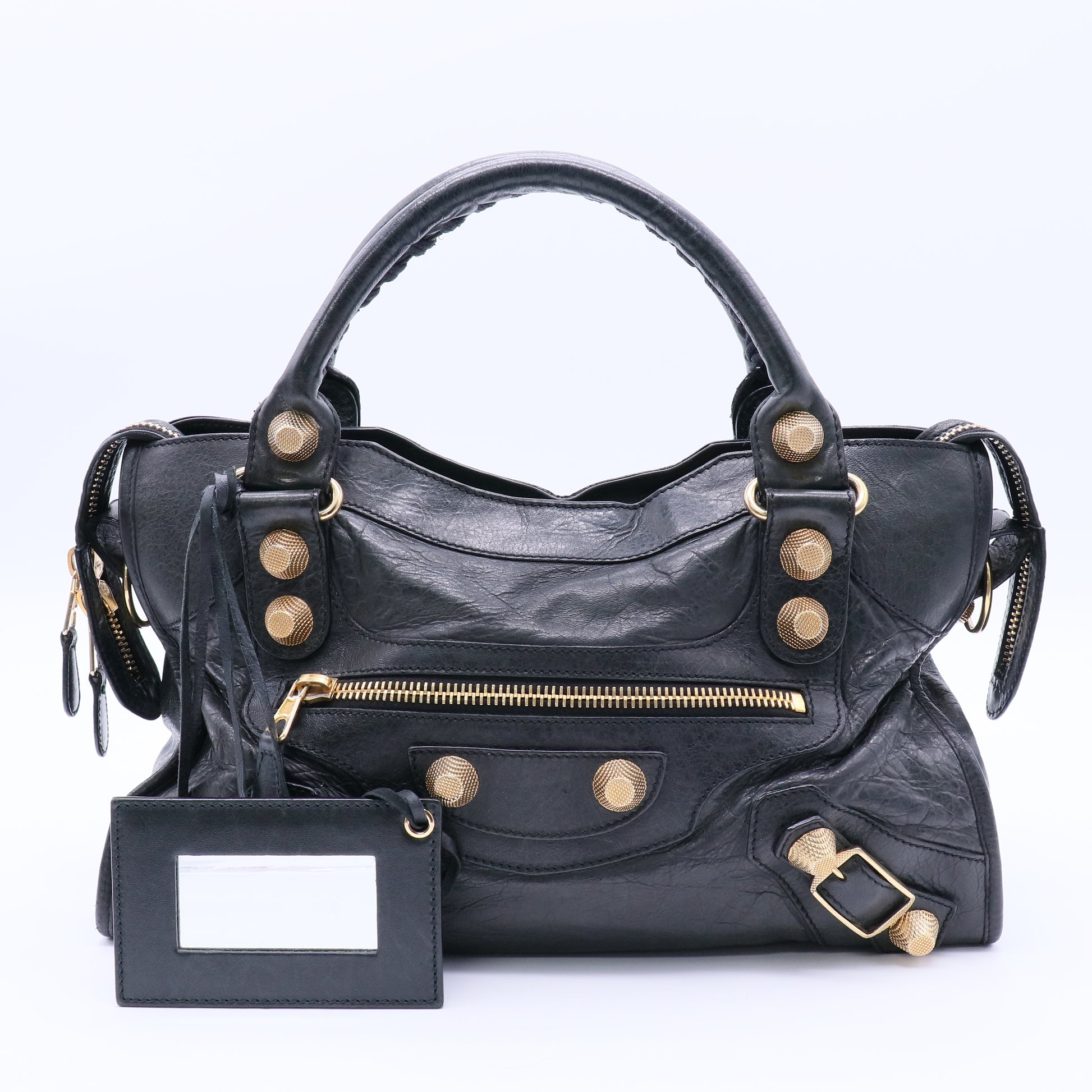 Balenciaga Giant Black Leathe Twins