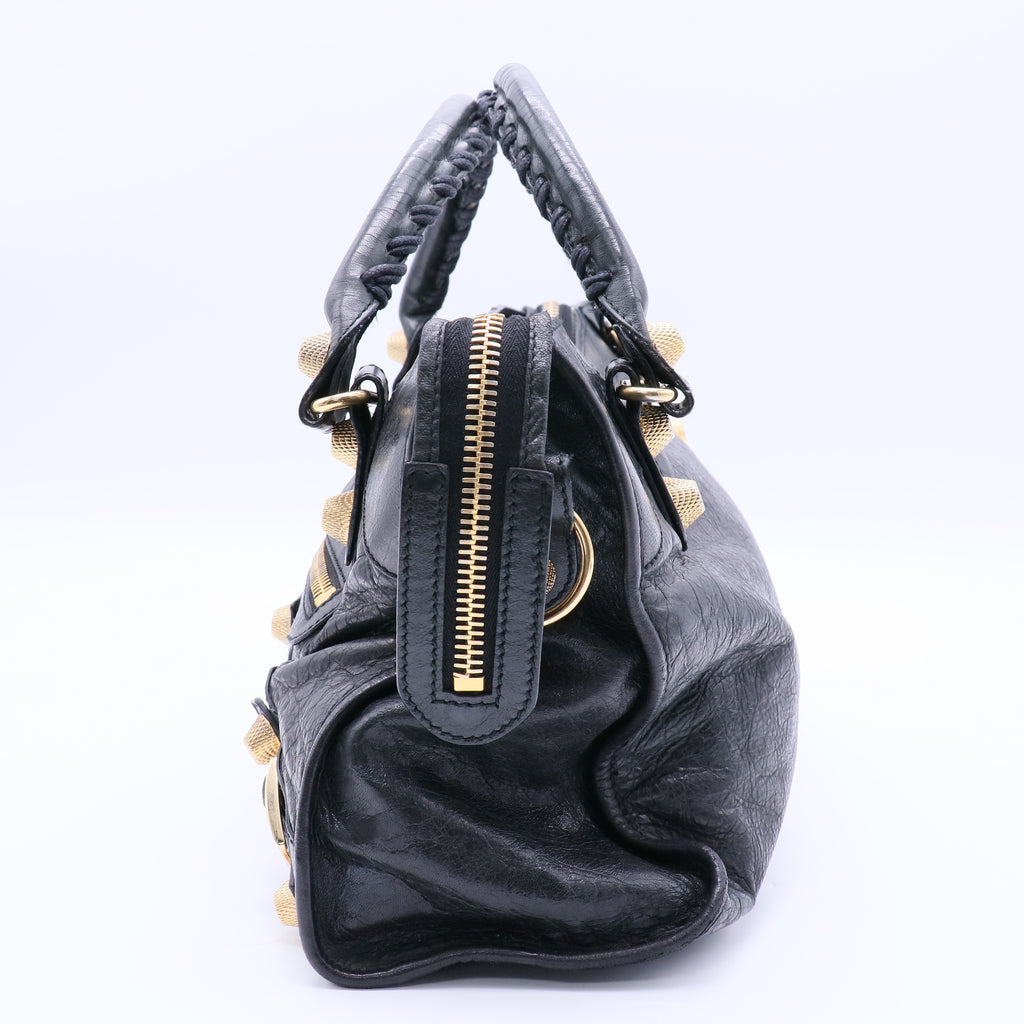 Balenciaga Giant Black Leathe Twins