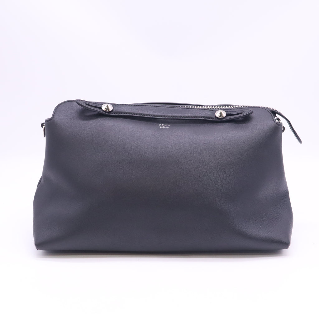 Fendi Black Leather Small By The Way Bag  twins B24723