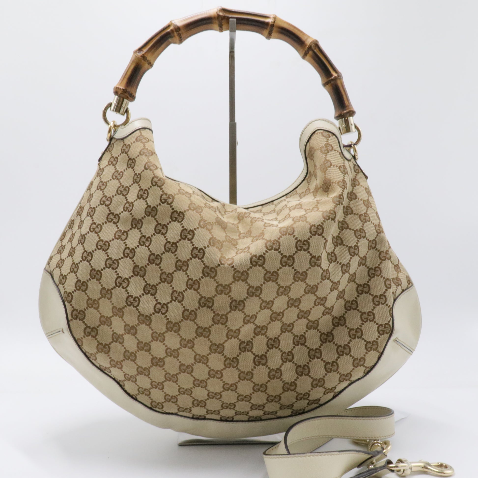 Monogram Peggy Bamboo Top Handle Bag
