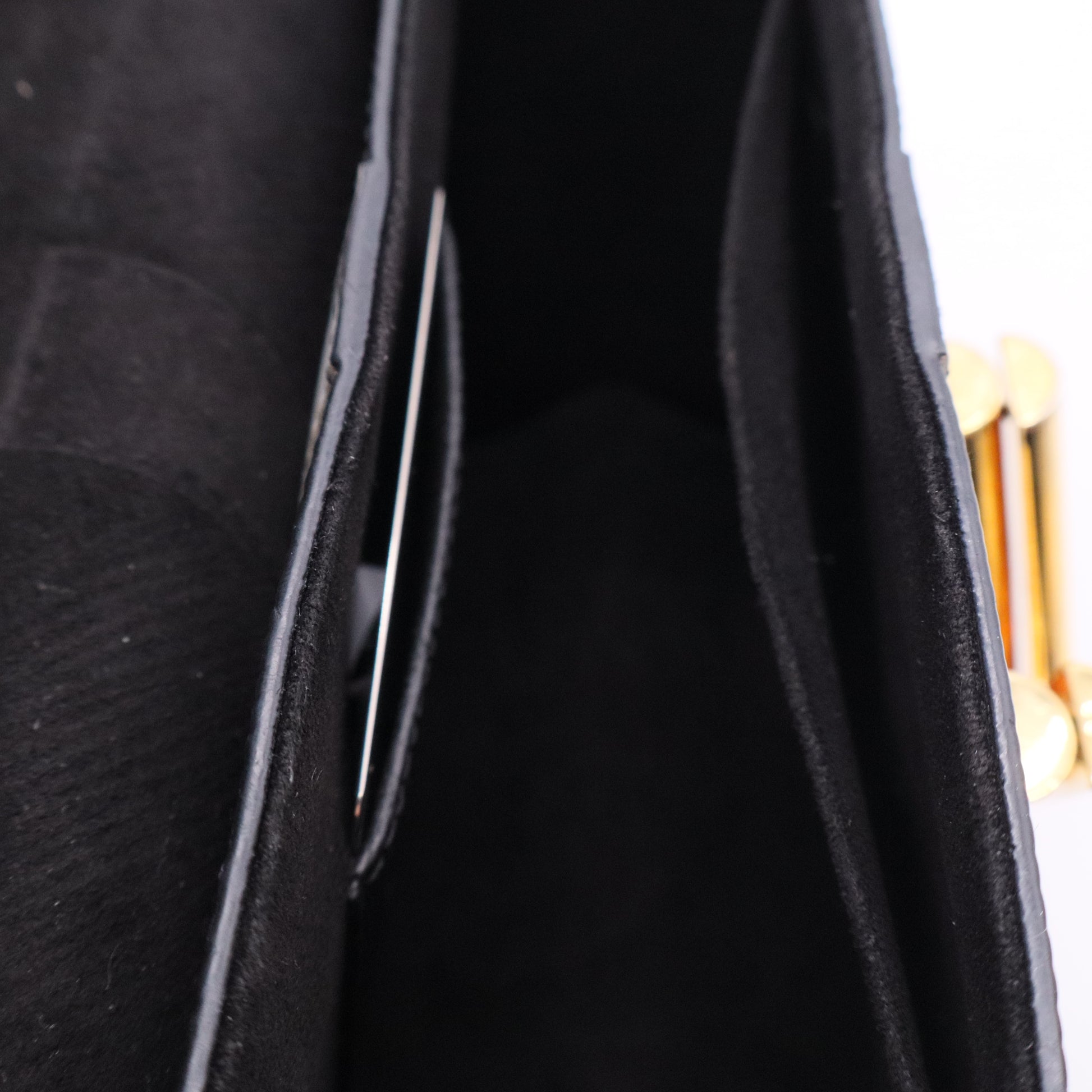 Louis Vuitton Twist Handbag Studded Epi Leather and Monogram Canvas MM b12414