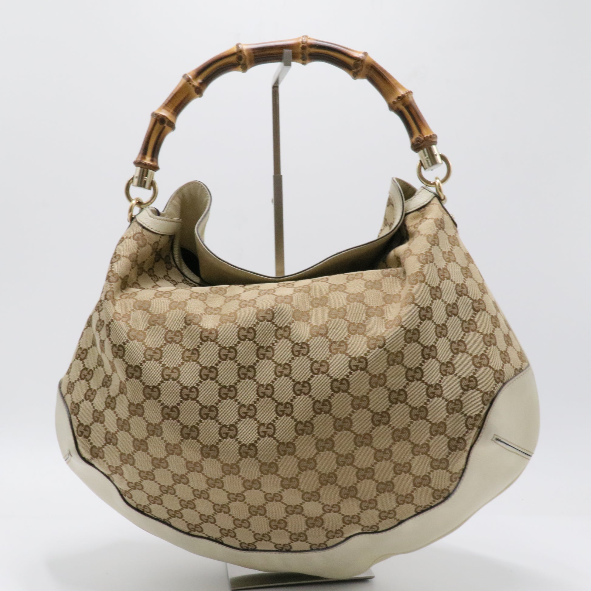 Monogram Peggy Bamboo Top Handle Bag