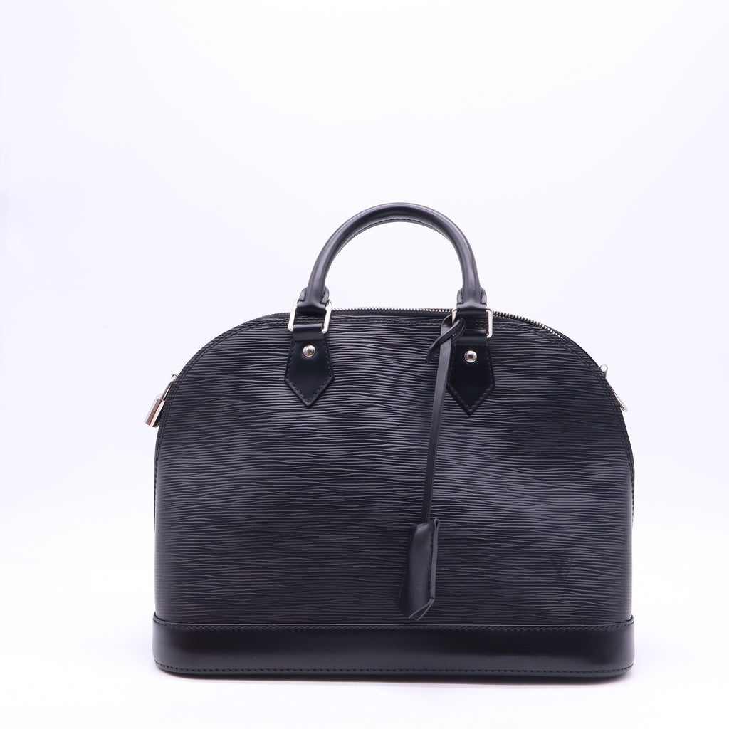 Louis Vuitton Black Epi Leather Alma PM Bag twins B21554
