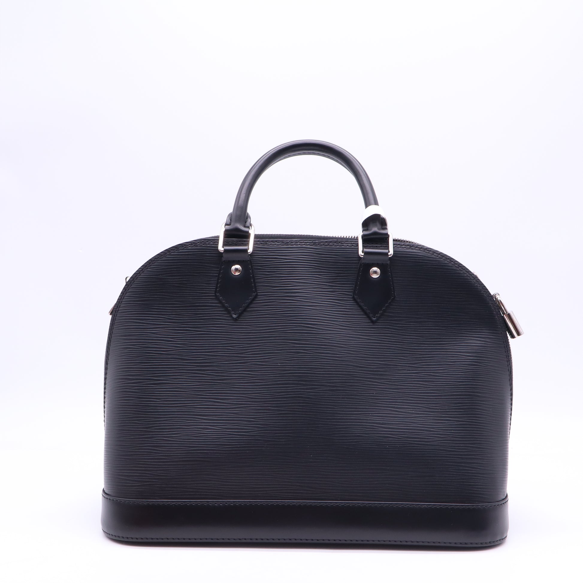 Louis Vuitton Black Epi Leather Alma PM Bag twins B21554