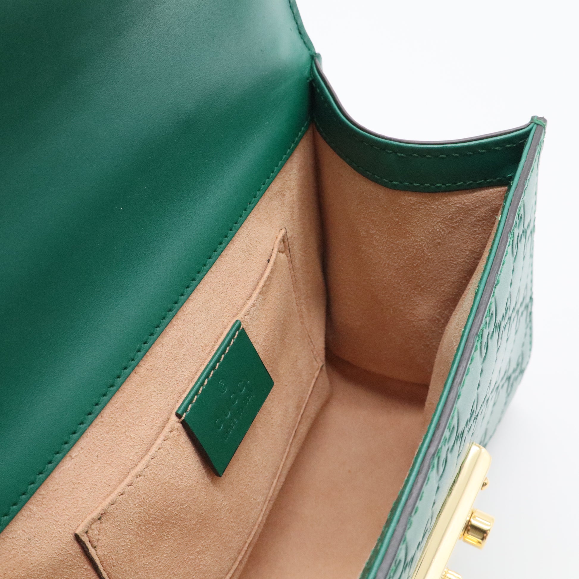 Guccissima Small Padlock Bag