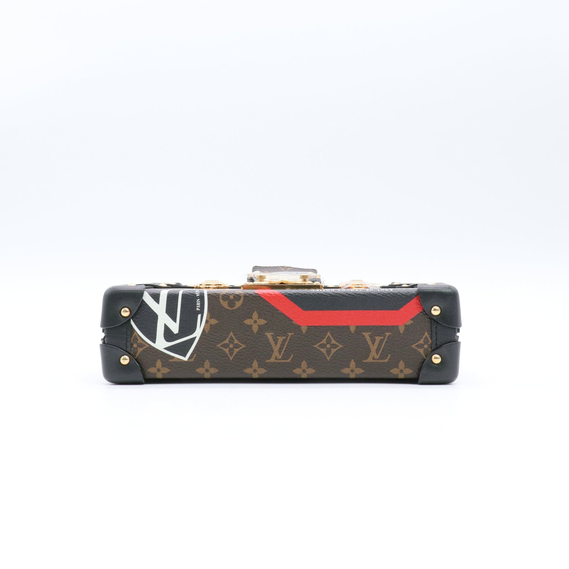 Monogram World Tour Petite Malle Black twins