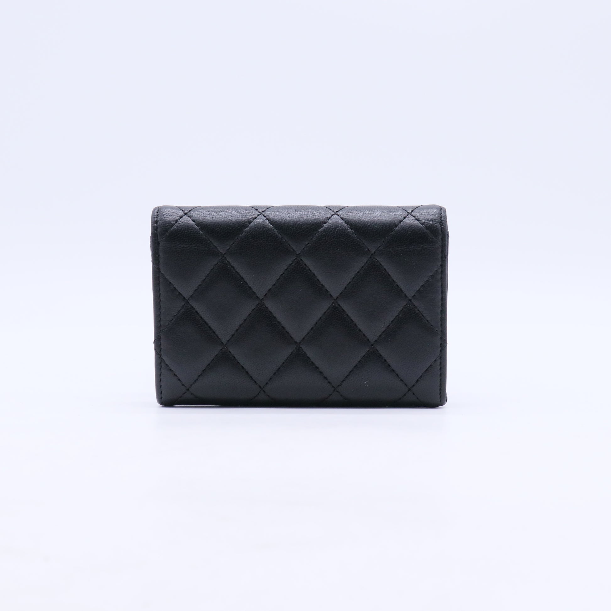Chanel Classic Flap Card Holder (Grained Calfskin/Lambskin) W21229