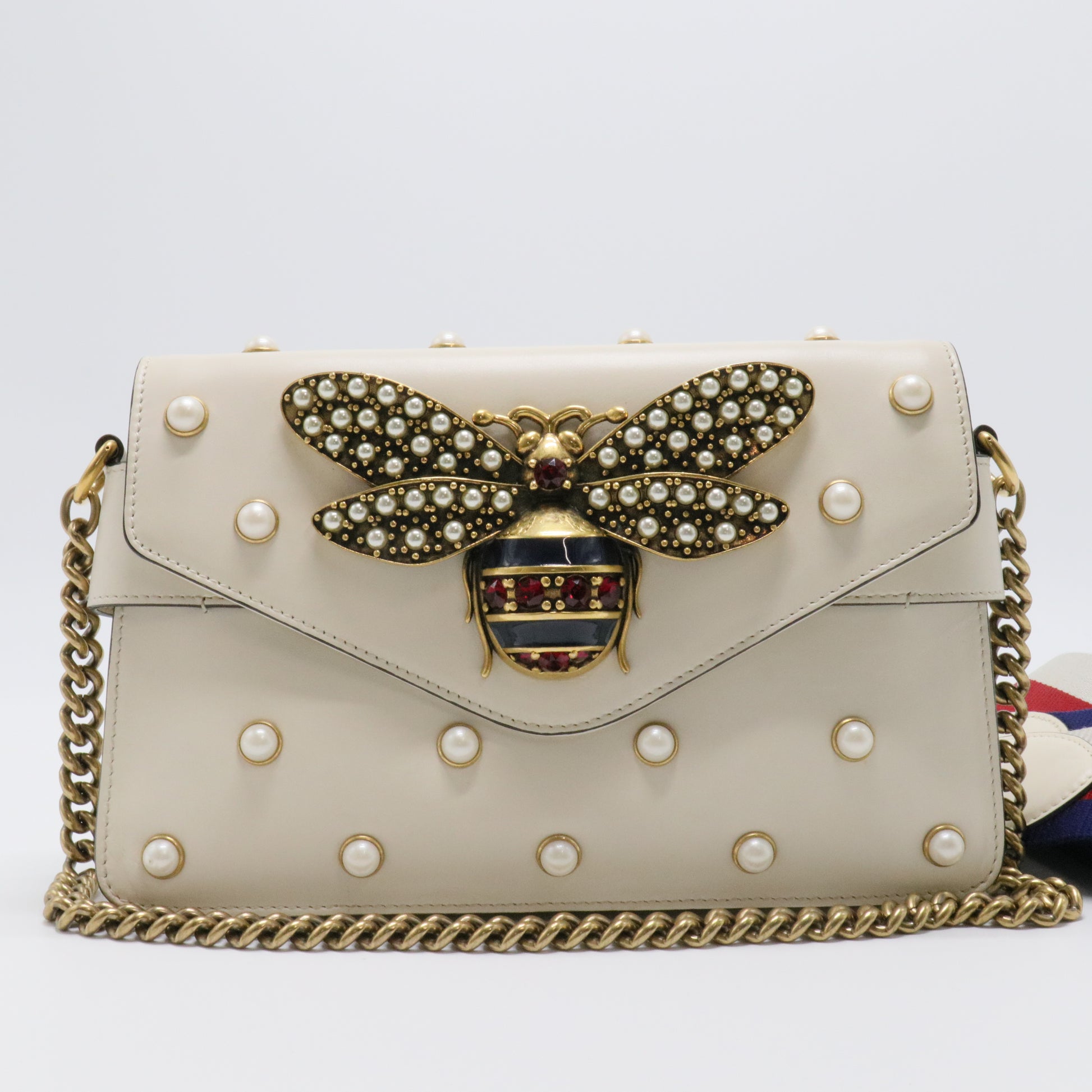 Mini Queen Margaret Broadway Satchel Cream