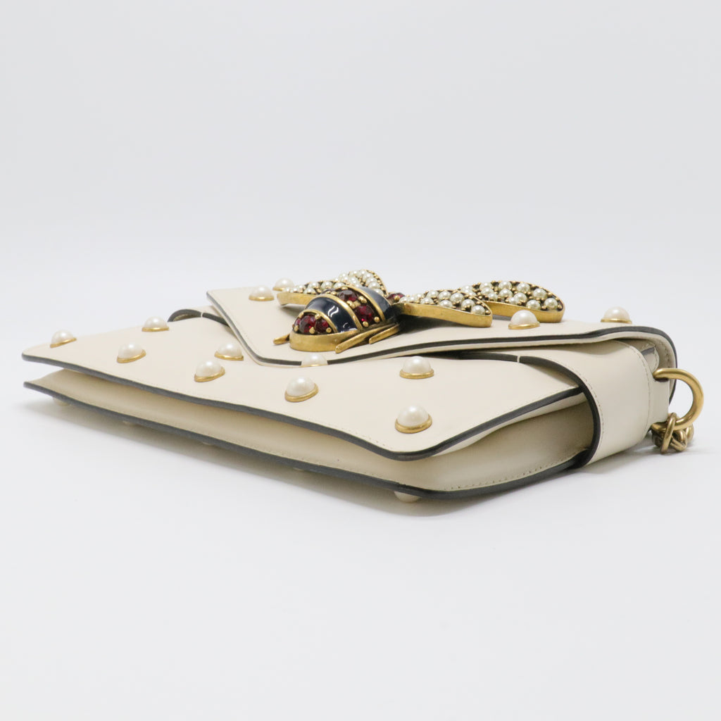 Mini Queen Margaret Broadway Satchel Cream