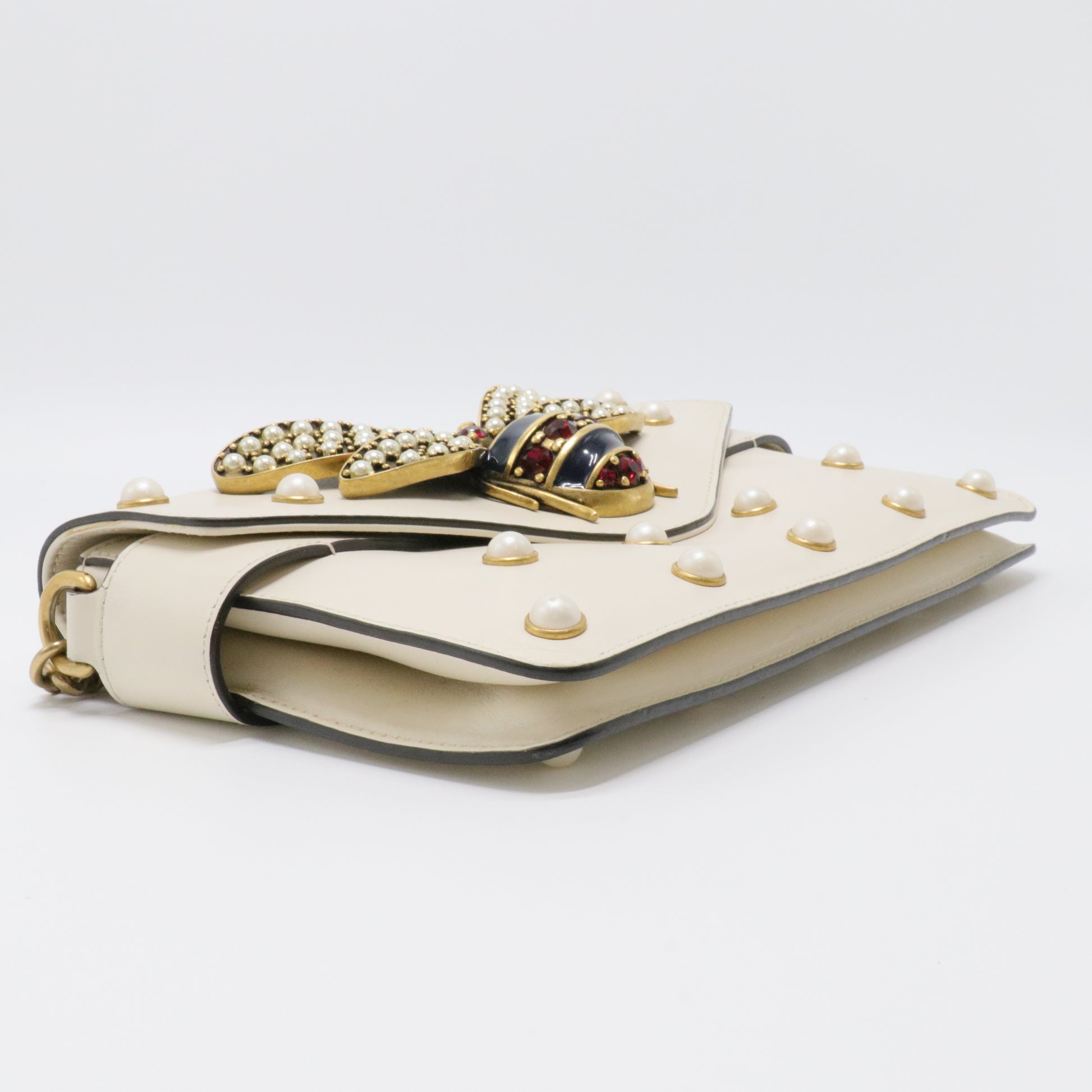 Mini Queen Margaret Broadway Satchel Cream