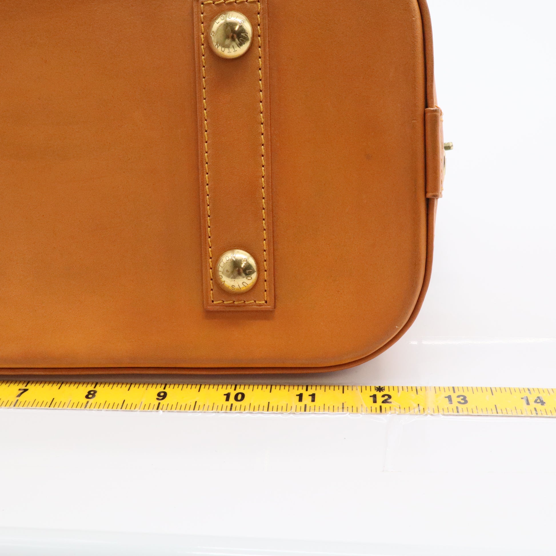 leather handbag Vintage Alma Monogram Canvas PM B8122