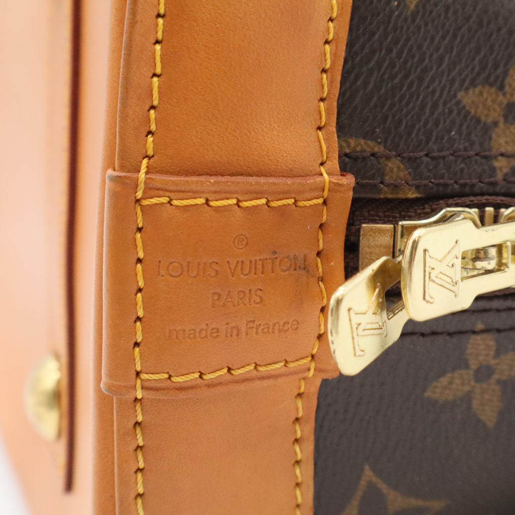 leather handbag Vintage Alma Monogram Canvas PM B8122