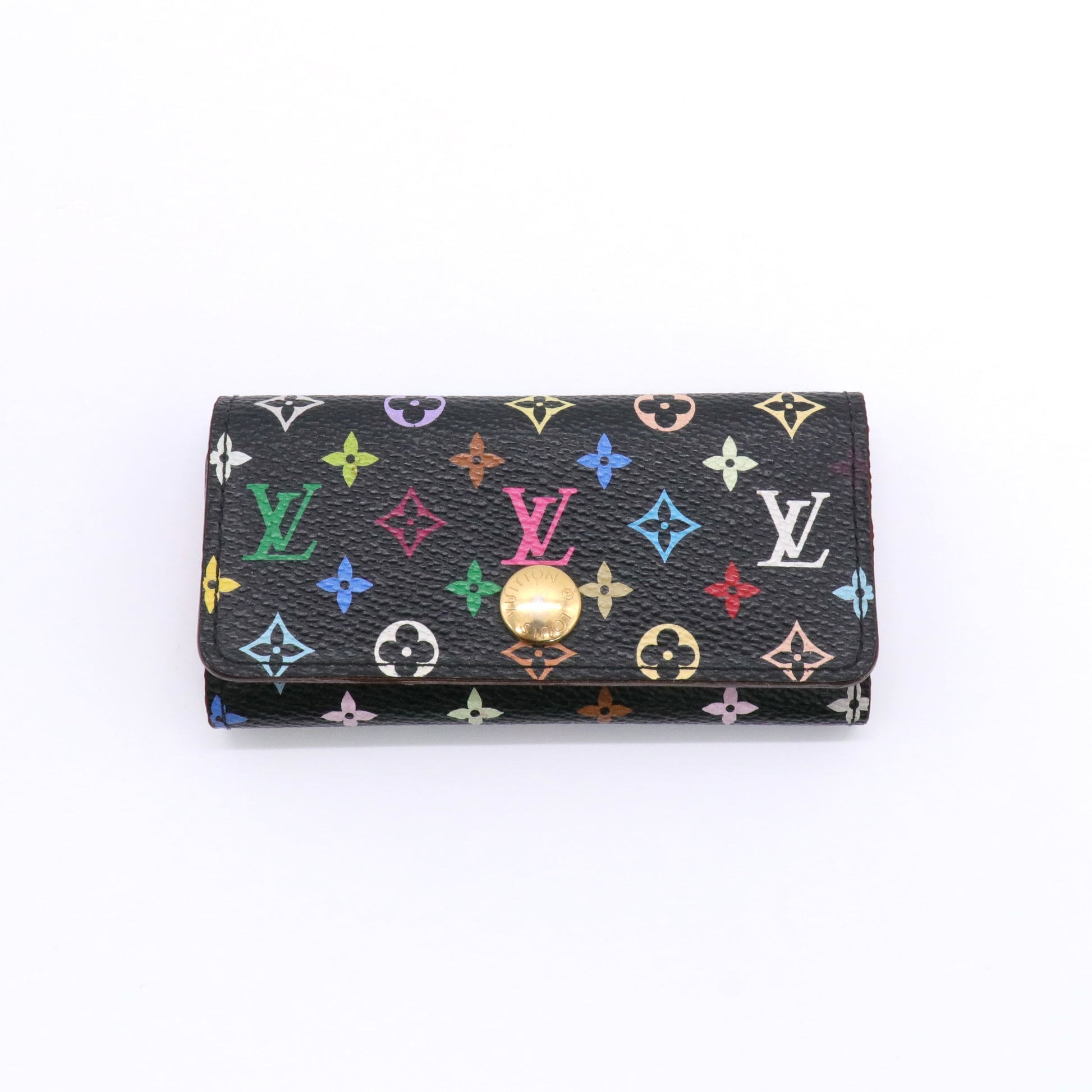 Monogram Multicolor Multicles 4 Key Case Multiple colors twins