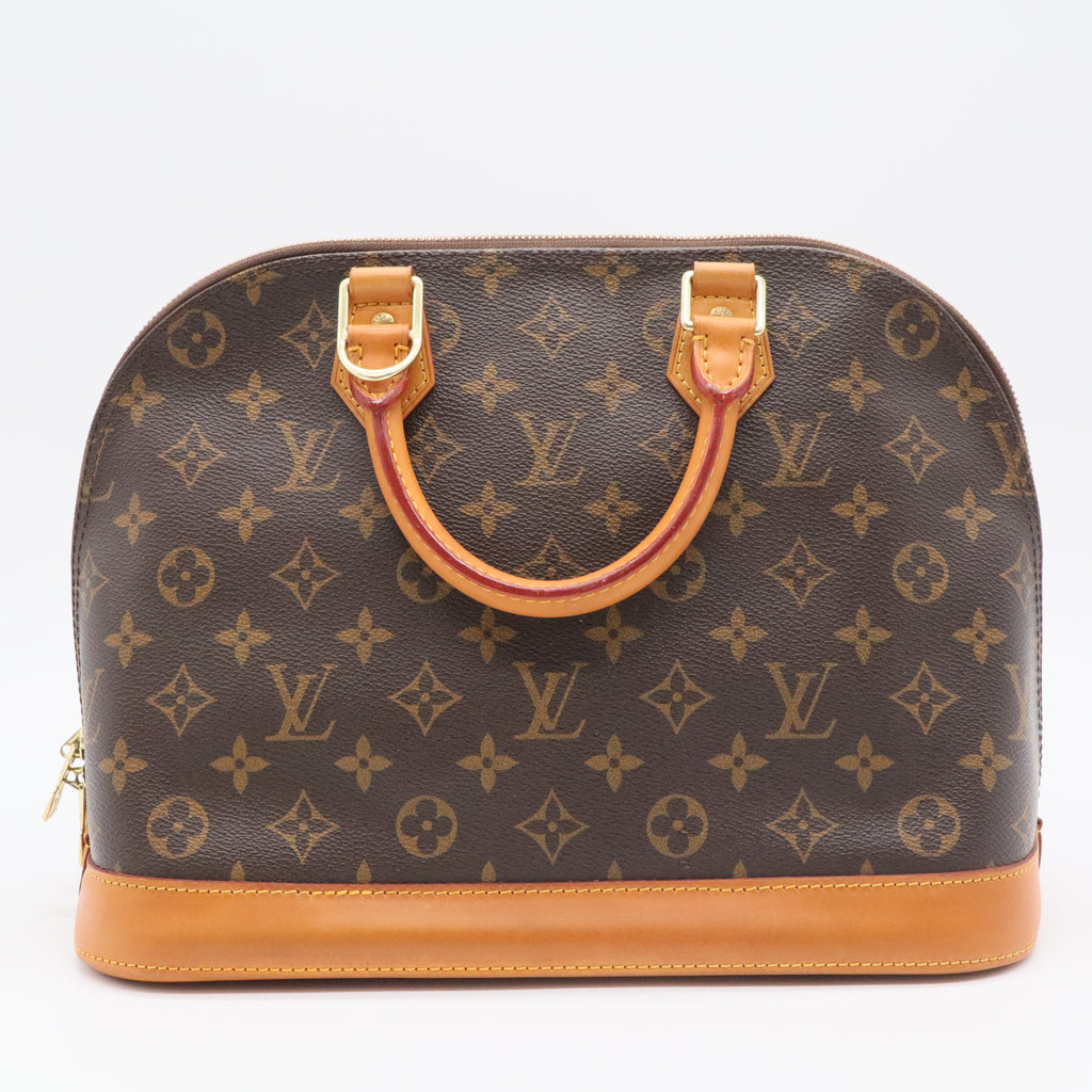 leather handbag Vintage Alma Monogram Canvas PM B8122