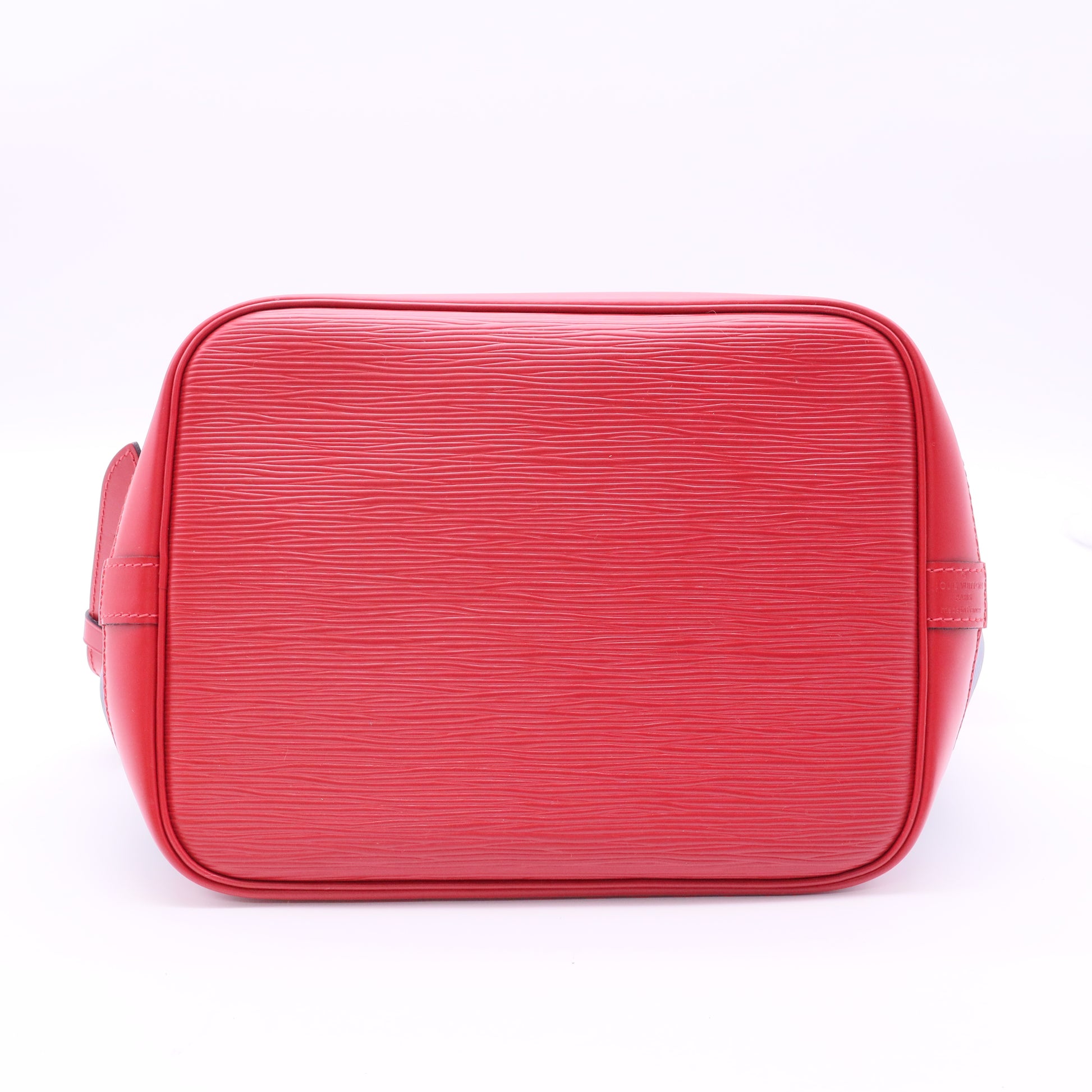 Bi-Color Saphir/Carmine Epi Leather Petit Noe Bag twins