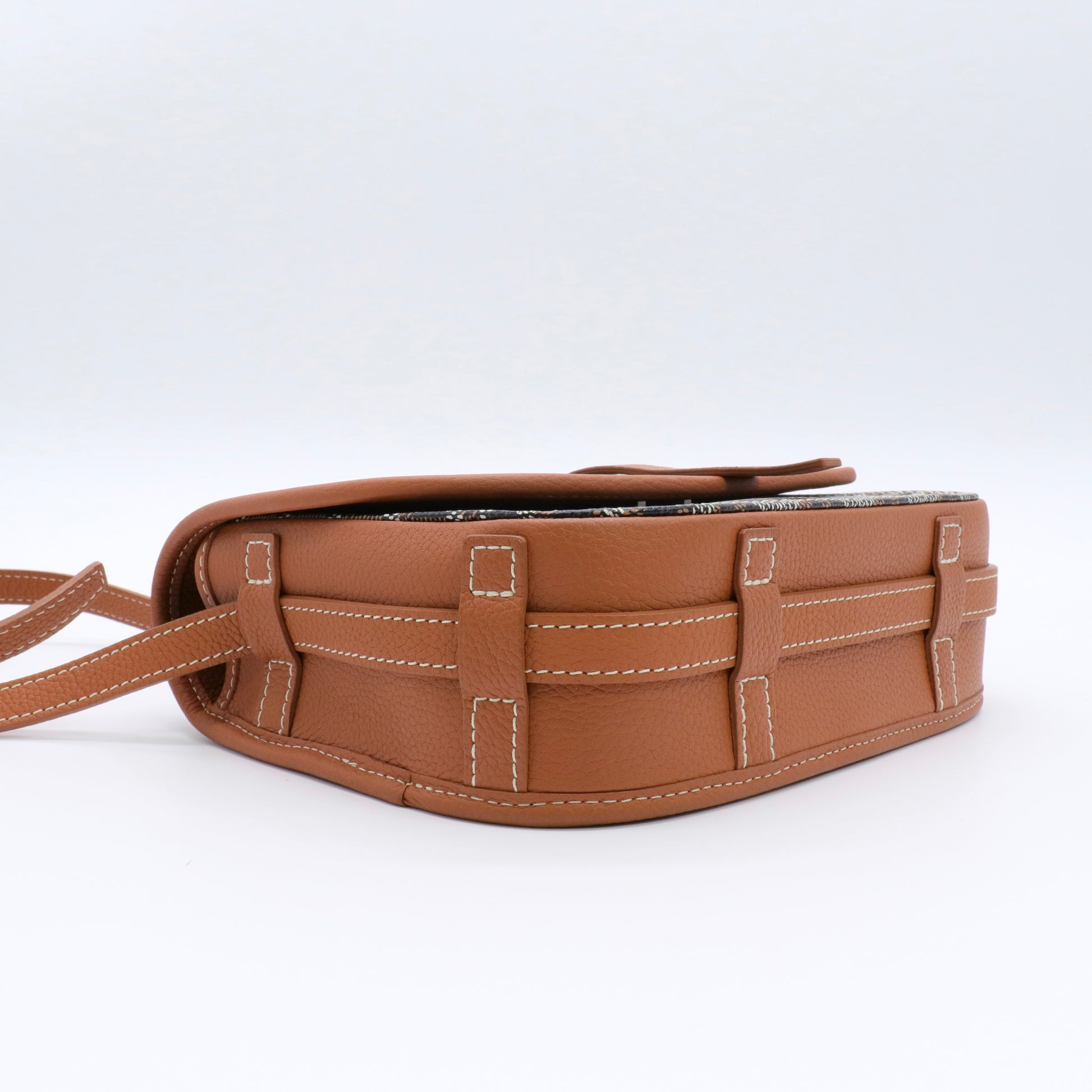 Goyardine Belvedere II PM Messenger Bag Black Gold twins