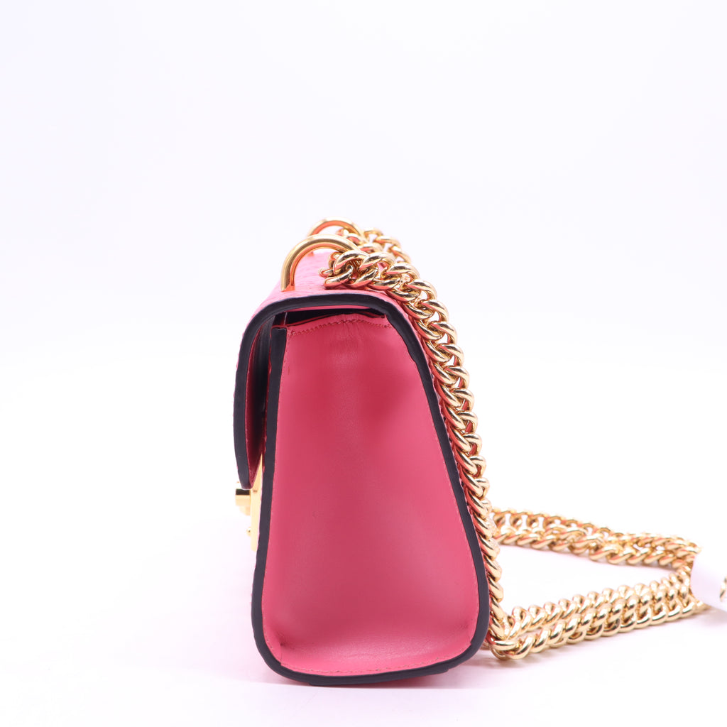 Gucci Padlock Shoulder Bag GG Coated Canvas and Leather Small twins B21420