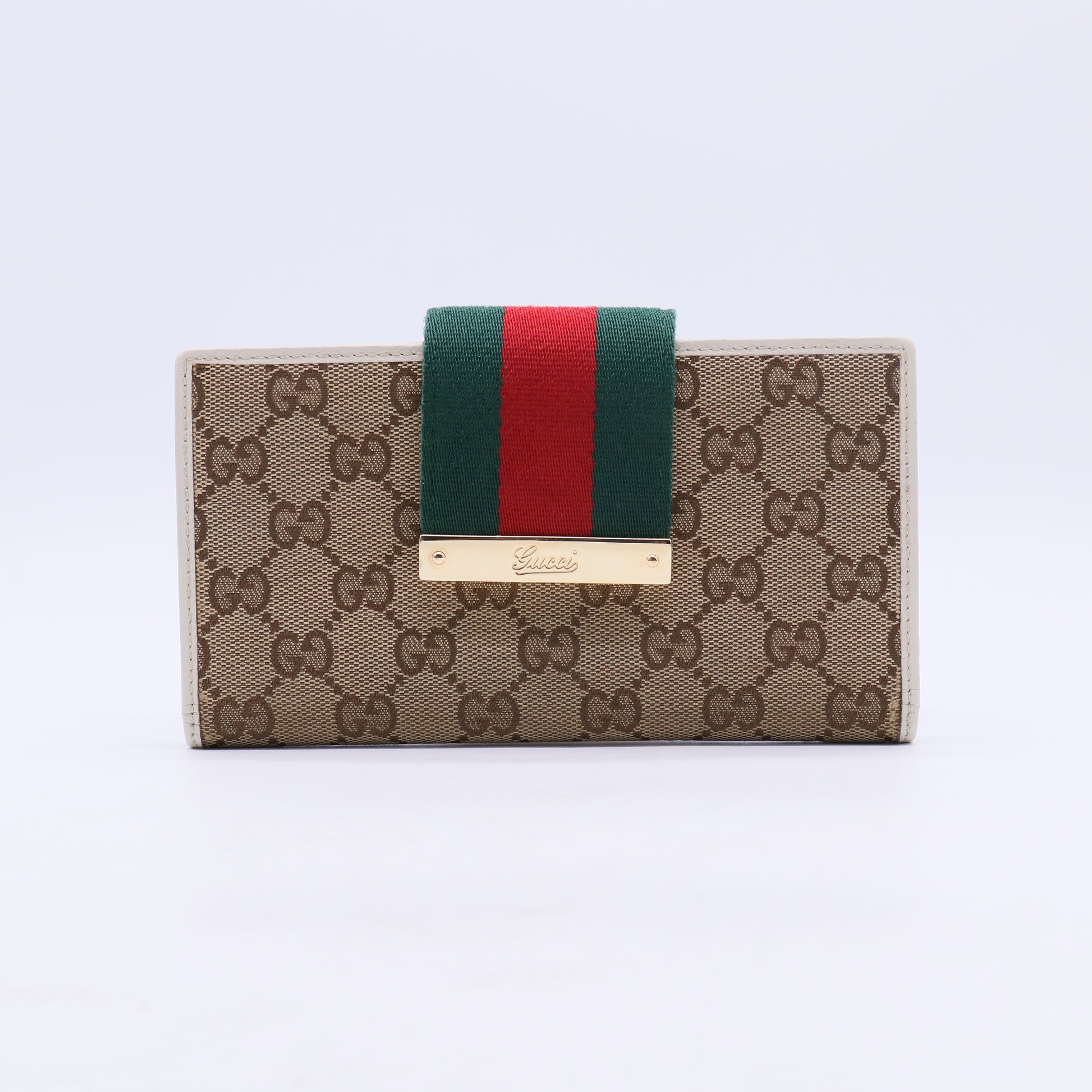 Gucci GG Canvas Vintage Web Continental Long Wallet W20844