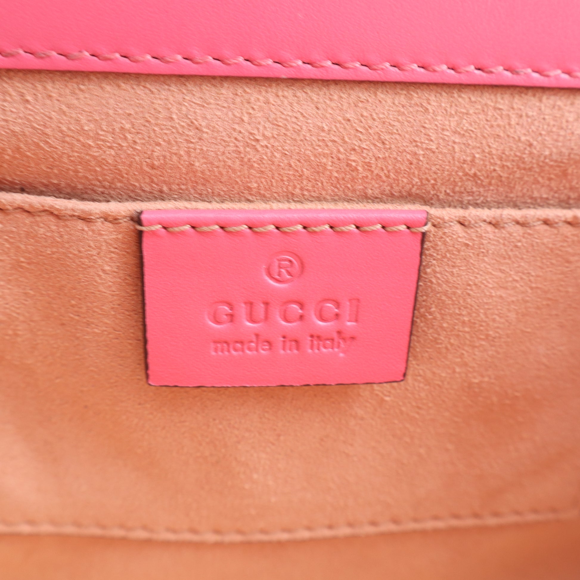 Gucci Padlock Shoulder Bag GG Coated Canvas and Leather Small twins B21420