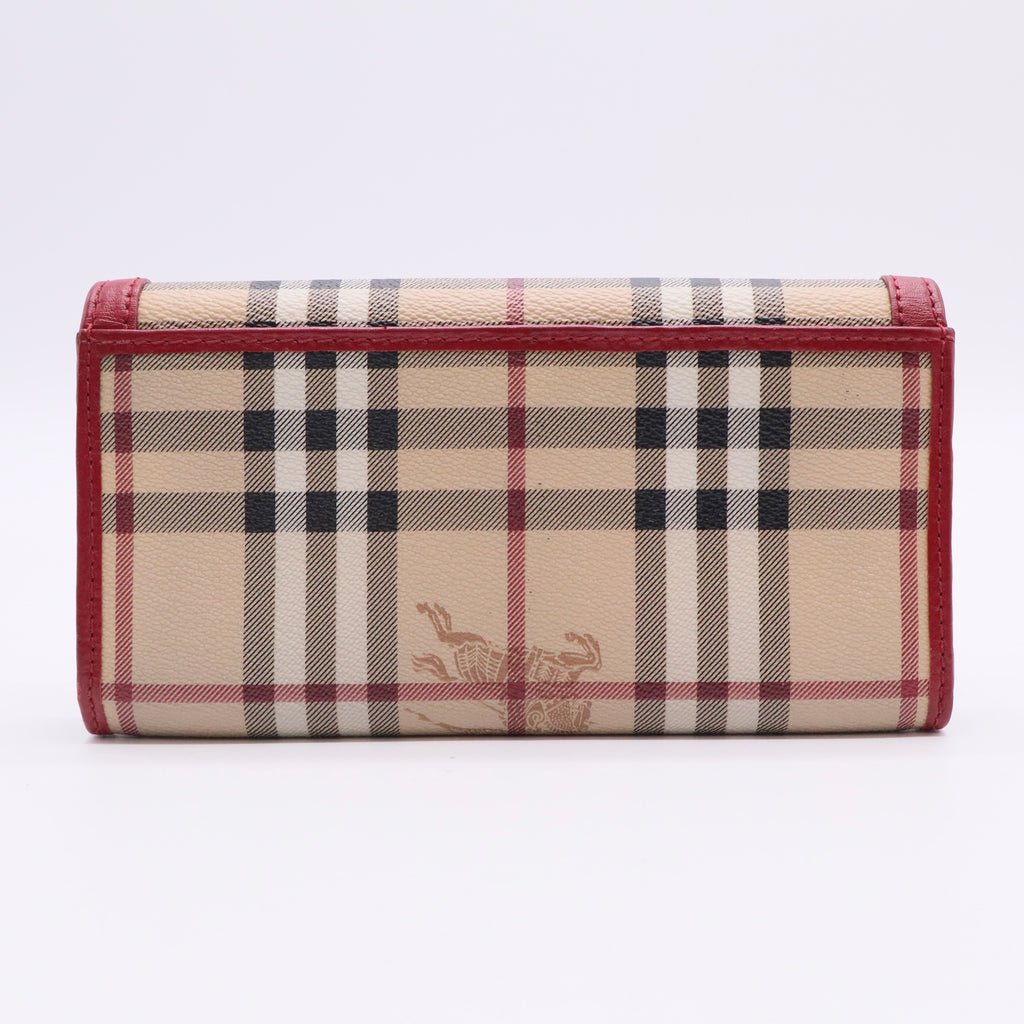 Check Canvas Wallet Twins W20216