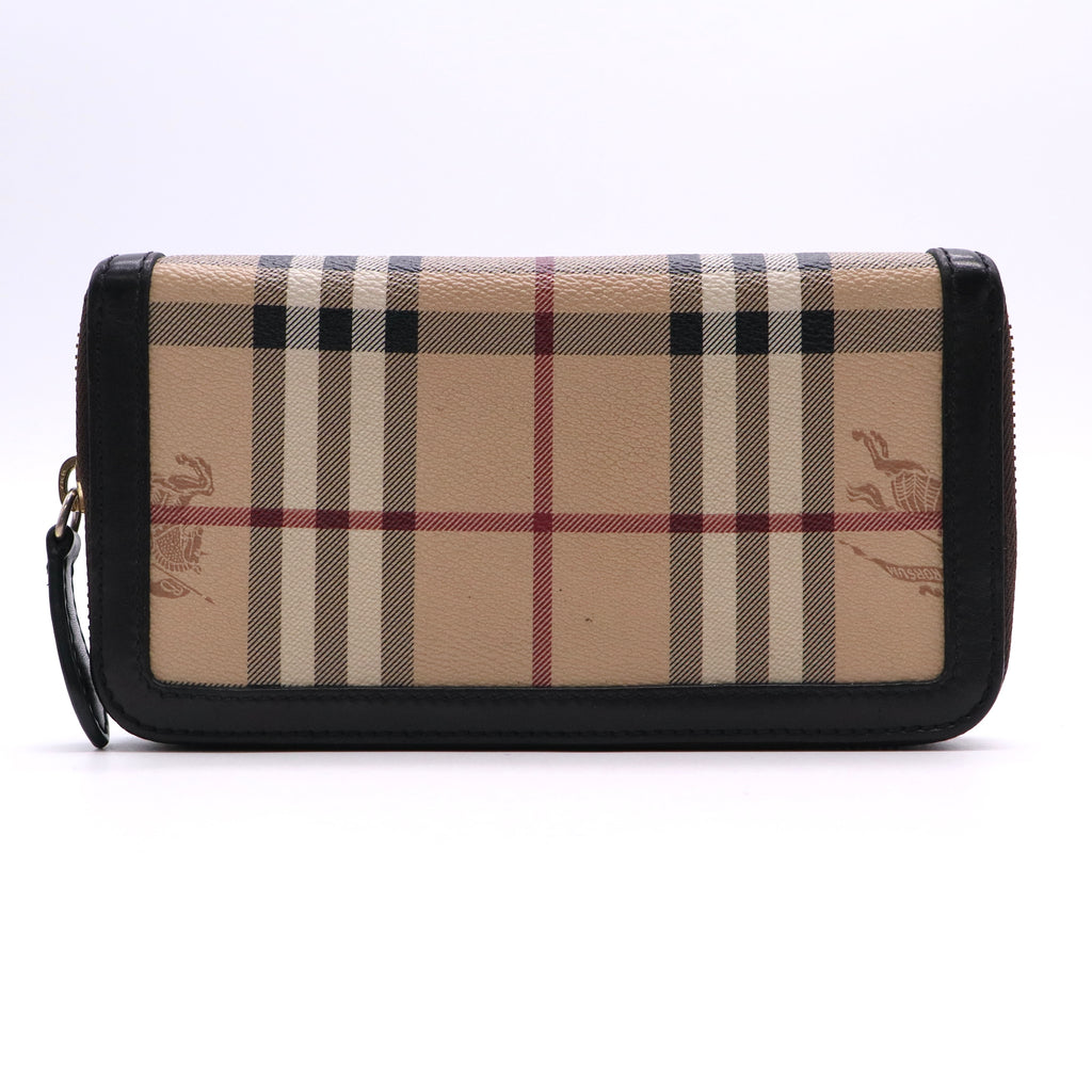 Haymarket Check Coated Canvas  Wallet W20208
