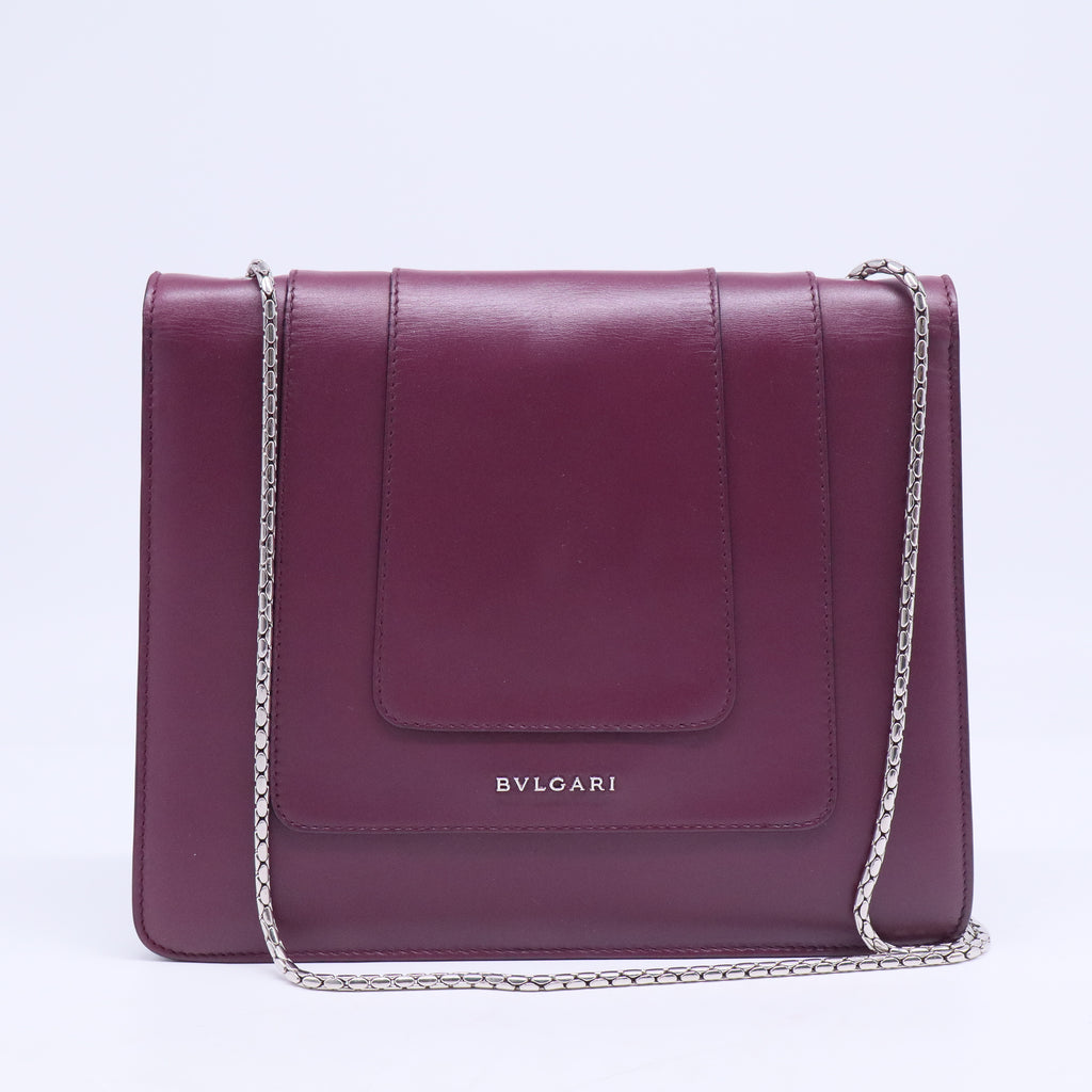 Serpenti Forever Square Shoulder Bag Leather B20544