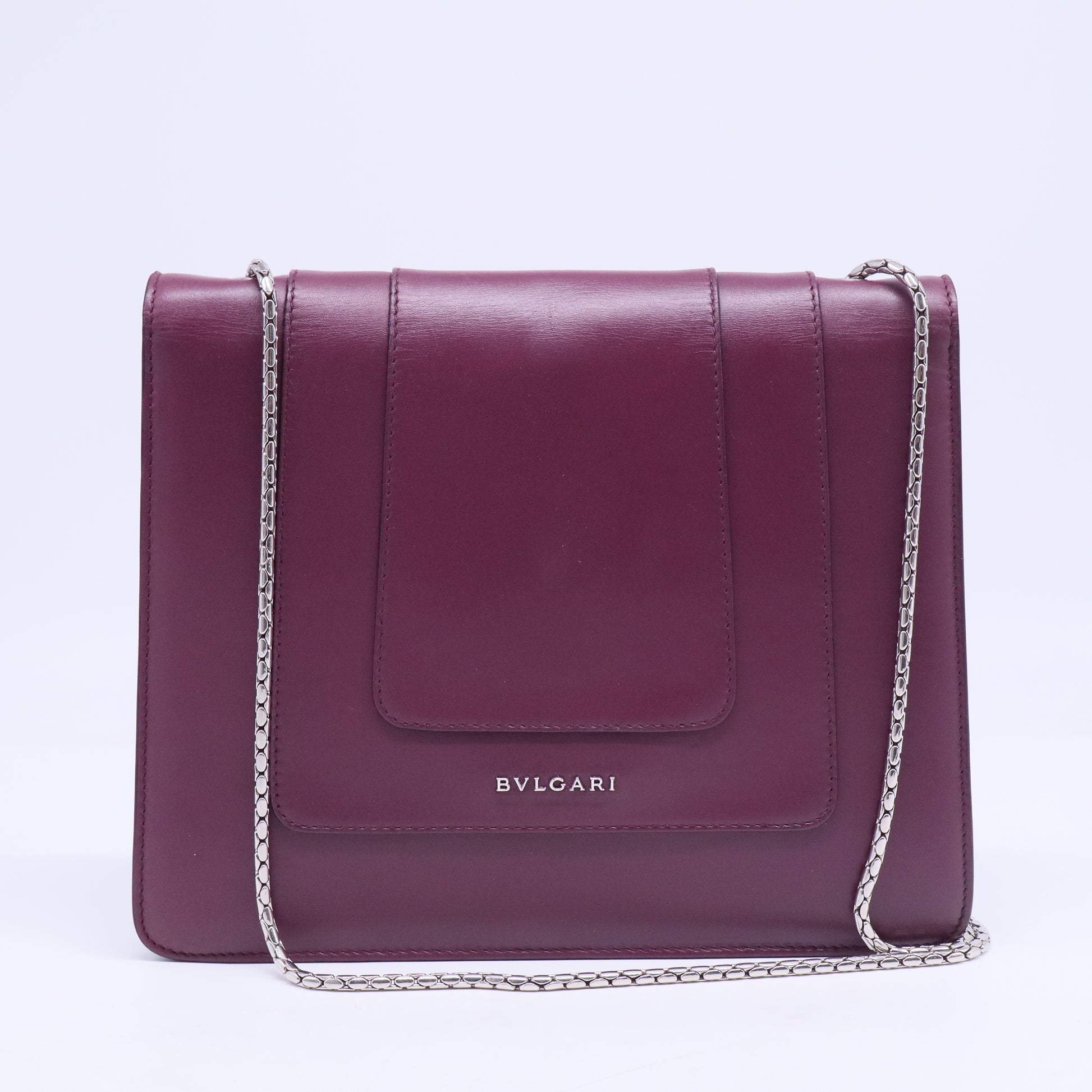 Serpenti Forever Square Shoulder Bag Leather B20544