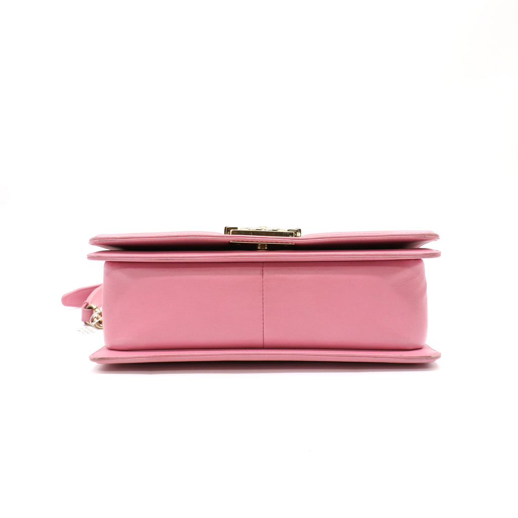 Chanel Boy Flap Bag Chevron Caviar Old Medium twins LDZ198