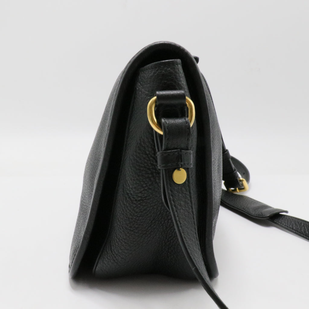 Vitello Phenix Crossbody Bag Black